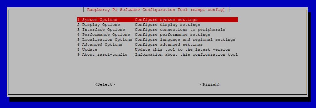 raspi-config